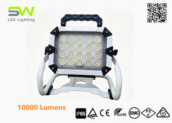 10000 Lumen IP65 φορητά φώτα LED πλημμύρας επαναφορτιζόμενα για διάσωση στο χώρο