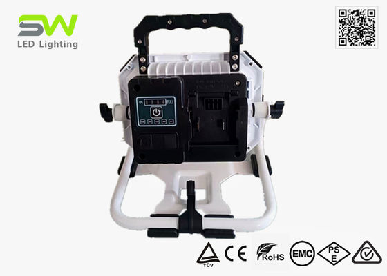 100W 10000 Lumens 18V ηλεκτρικό εργαλείο μπαταρία λειτουργεί με φωτισμό με μεταλλικό στέλεχος