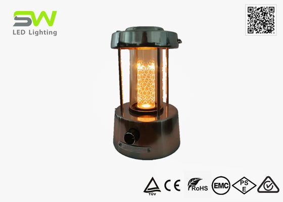 Μεταλλικό Υλικό 5W LED Φανάρι Camping Θερμής Δέσμης Type C Επαναφορτιζόμενο