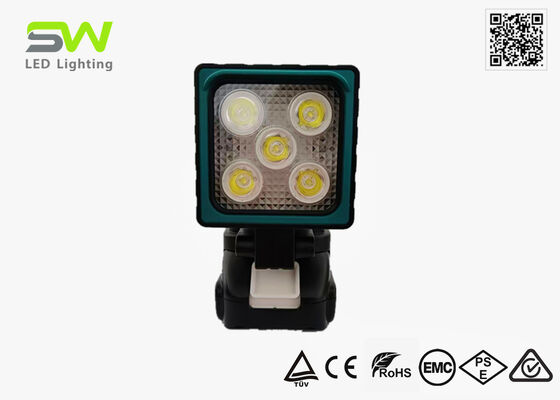 Φορητό Φωτιστικό Εργασίας 25W Compact με Μπαταρία 18V Makita και Λαβή για Επιθεώρηση