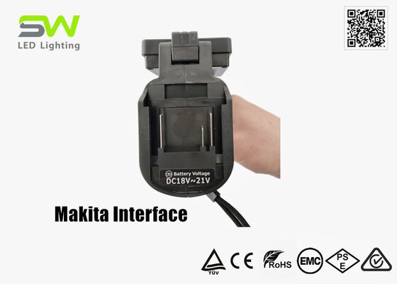 Φορητό Φωτιστικό Εργασίας 25W Compact με Μπαταρία 18V Makita και Λαβή για Επιθεώρηση