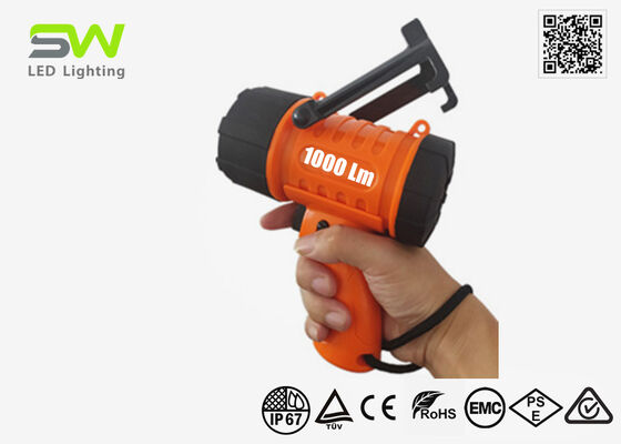 Σύνθετο 1000 λουμέν επαναφορτιζόμενο πλωτό θαλάσσιο προβολέα με κρεμαστό γάντζο