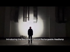 Μαγνητικός επαναφορτιζόμενος προβολέας LED υψηλής φωτεινότητας με δυνατότητα ζουμ με κόκκινο προειδοποιητικό φως