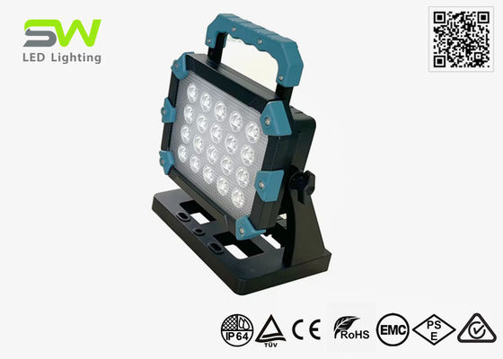 Υψηλής ισχύος 60W LED Εργασία με το χέρι Φως Τριπόδας Εγκατασταθεί 18V μπαταρία ηλεκτρικού εργαλείου